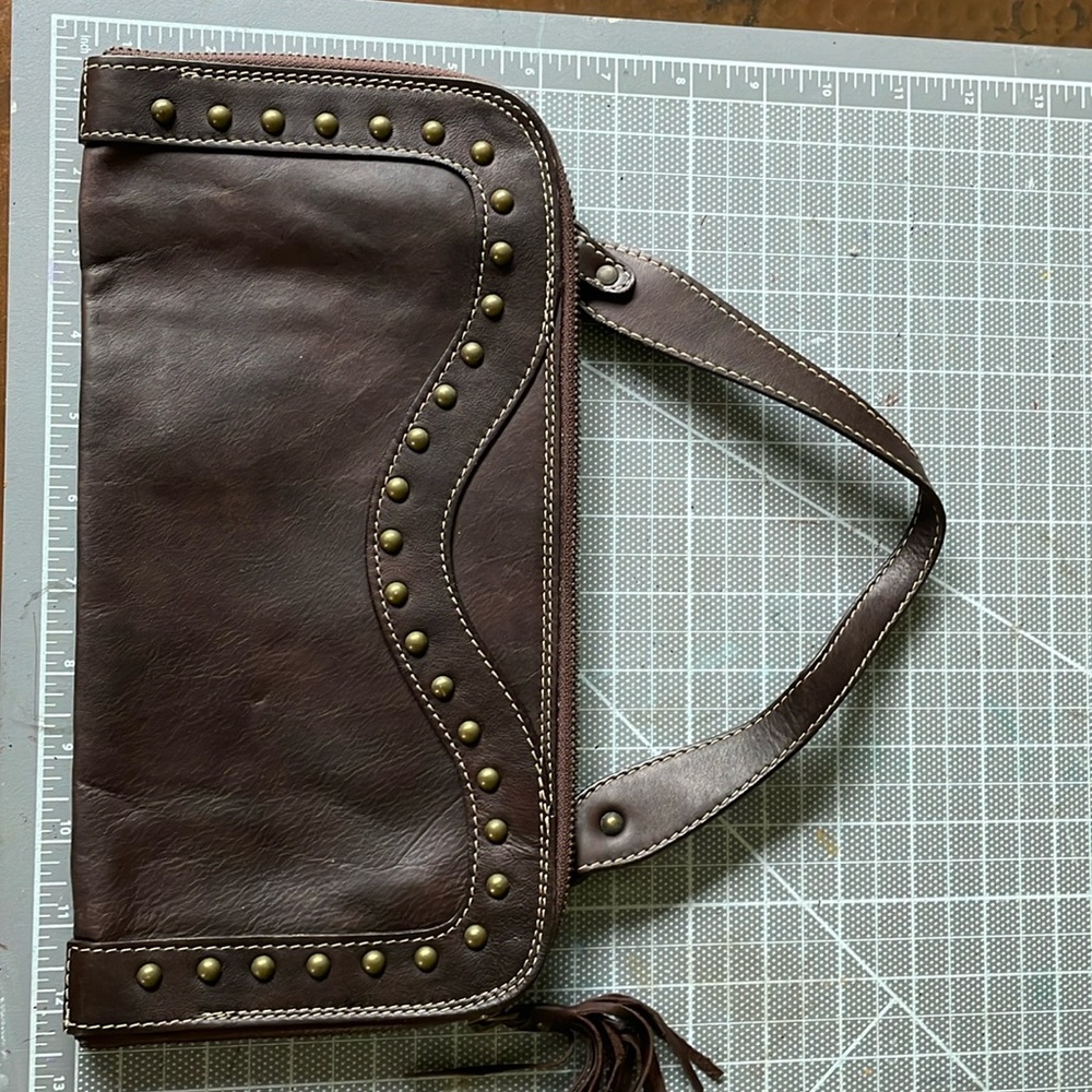 Noa leather bag, made in Italy